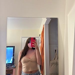 Knit crop top
